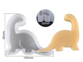 Molde silicona liviano dinosaurio cuello largo